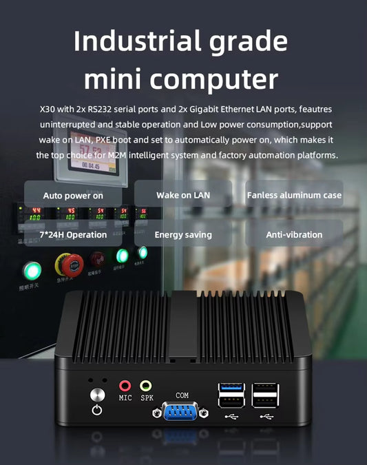 Desk Node Helorpc Industrial Mini PC with Intel Celeron Processor